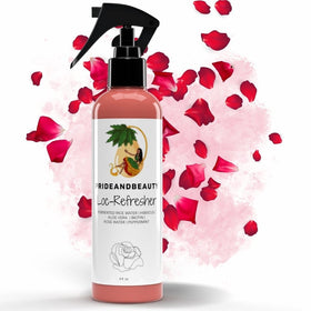 Pride & Beauty close-up of fine spray mist, illustrating even lightweight coverage