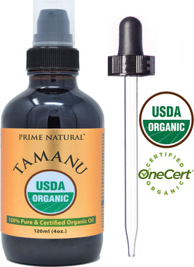 PRIME NATURAL amber glass bottle detail protecting oil nutrients