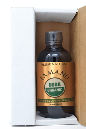 PRIME NATURAL smoothing oil on hair ends to reduce frizz and add shine