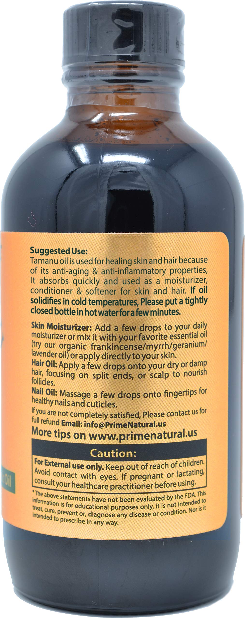PRIME NATURAL pump and tamper-proof seal for hygienic, spill-free benefit