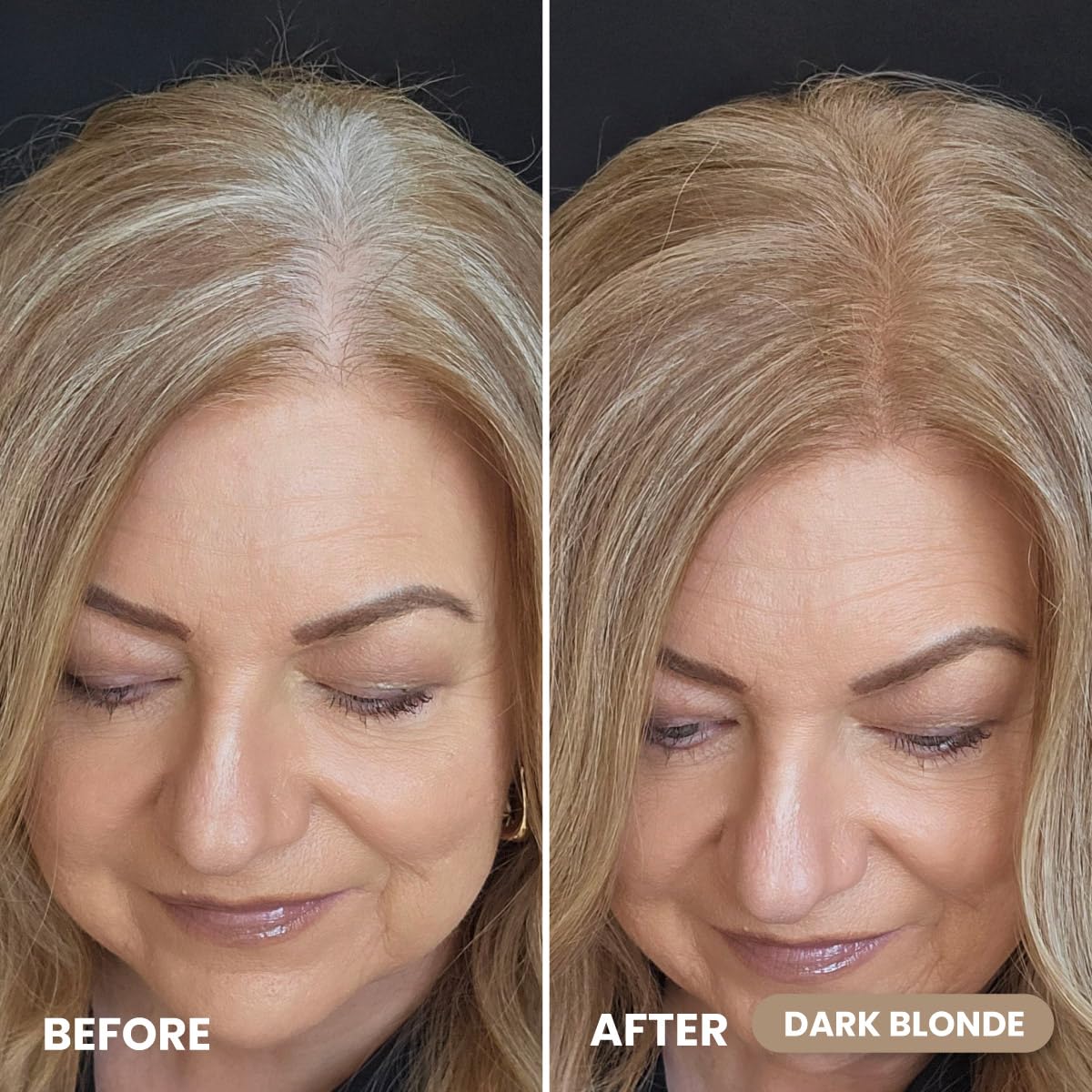 Prime Prometics close-up texture of dark blonde powder highlighting blendable finish