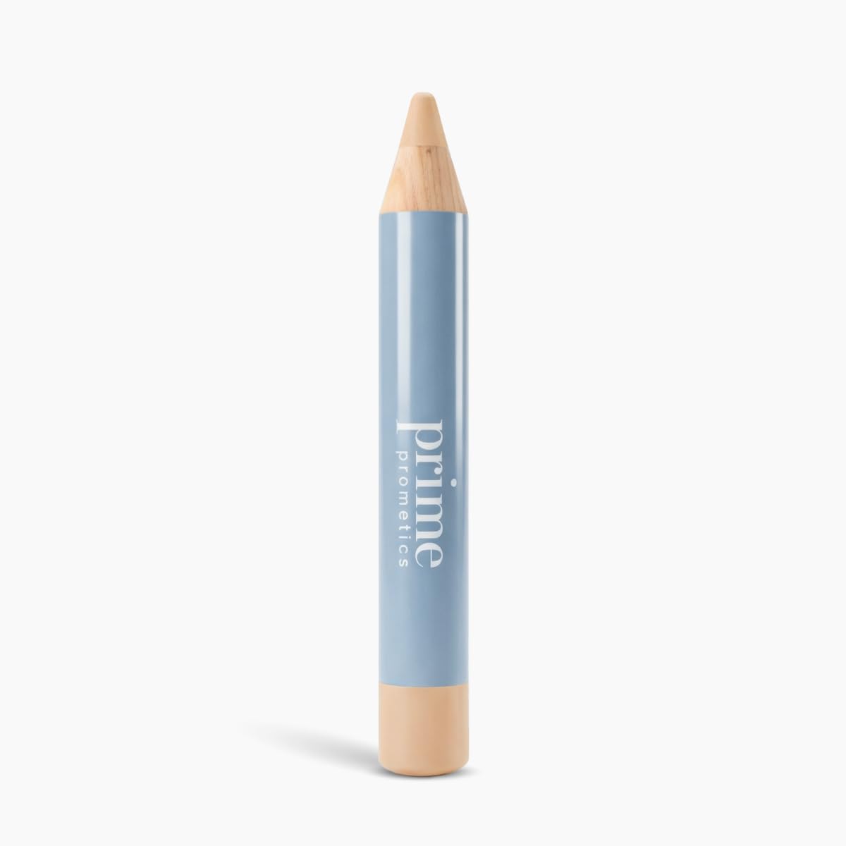Prime Prometics concealer pencil front packaging showing shade Almond Cream and benefits