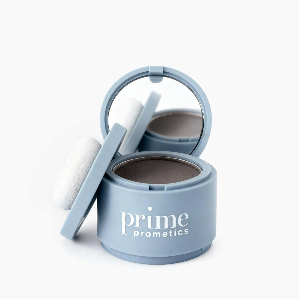 Prime Prometics front packaging showing Silver Queen shade and instant coverage benefit