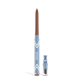 PRIME PROMETICS front packaging of PrimeEyes Copper Metallic showing waterproof promise and compact design