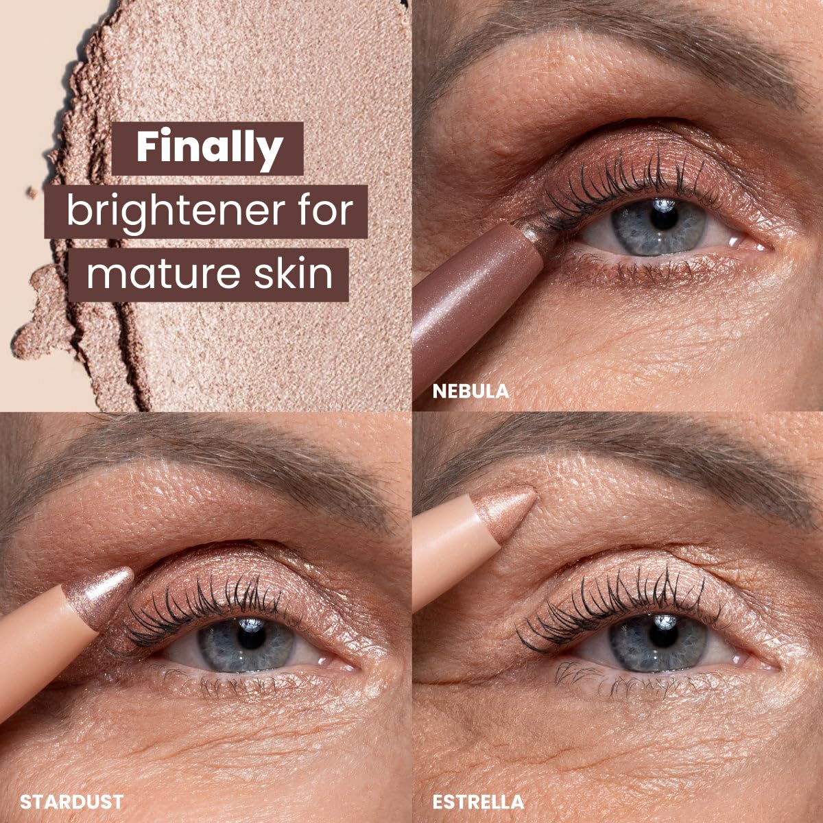 PRIME PROMETICS creamy stick tip texture for smooth crease-free application