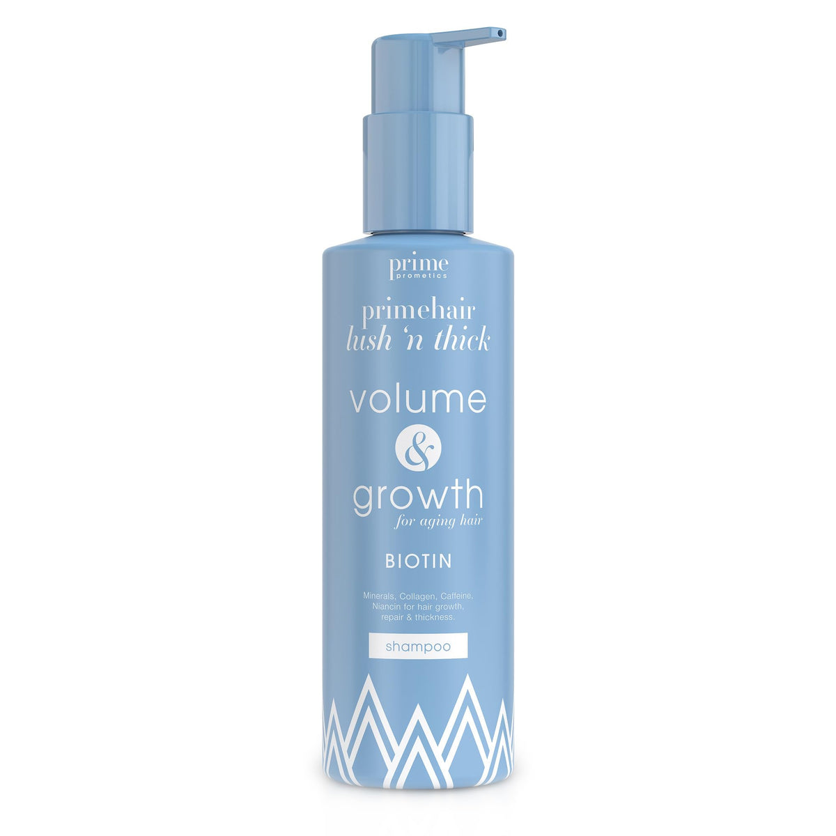 PRIME PROMETICS front bottle showing label and volumizing benefits