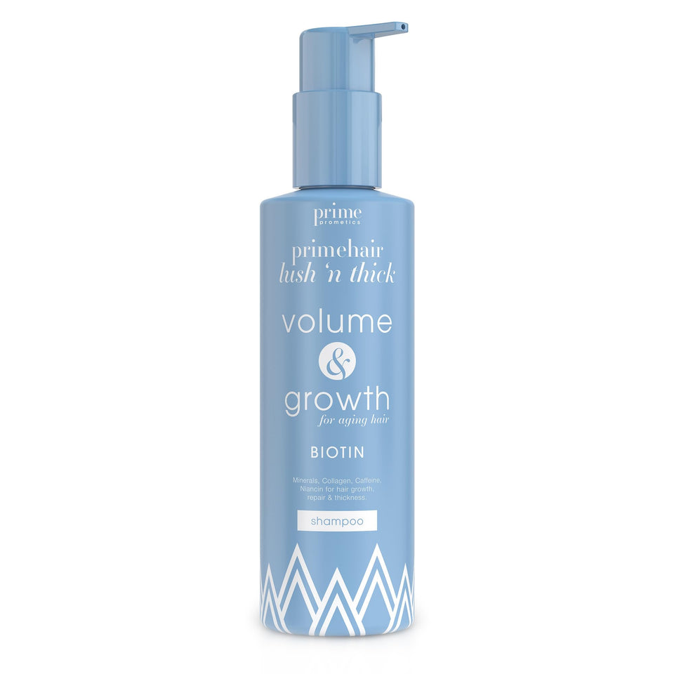 PRIME PROMETICS front bottle showing label and volumizing benefits