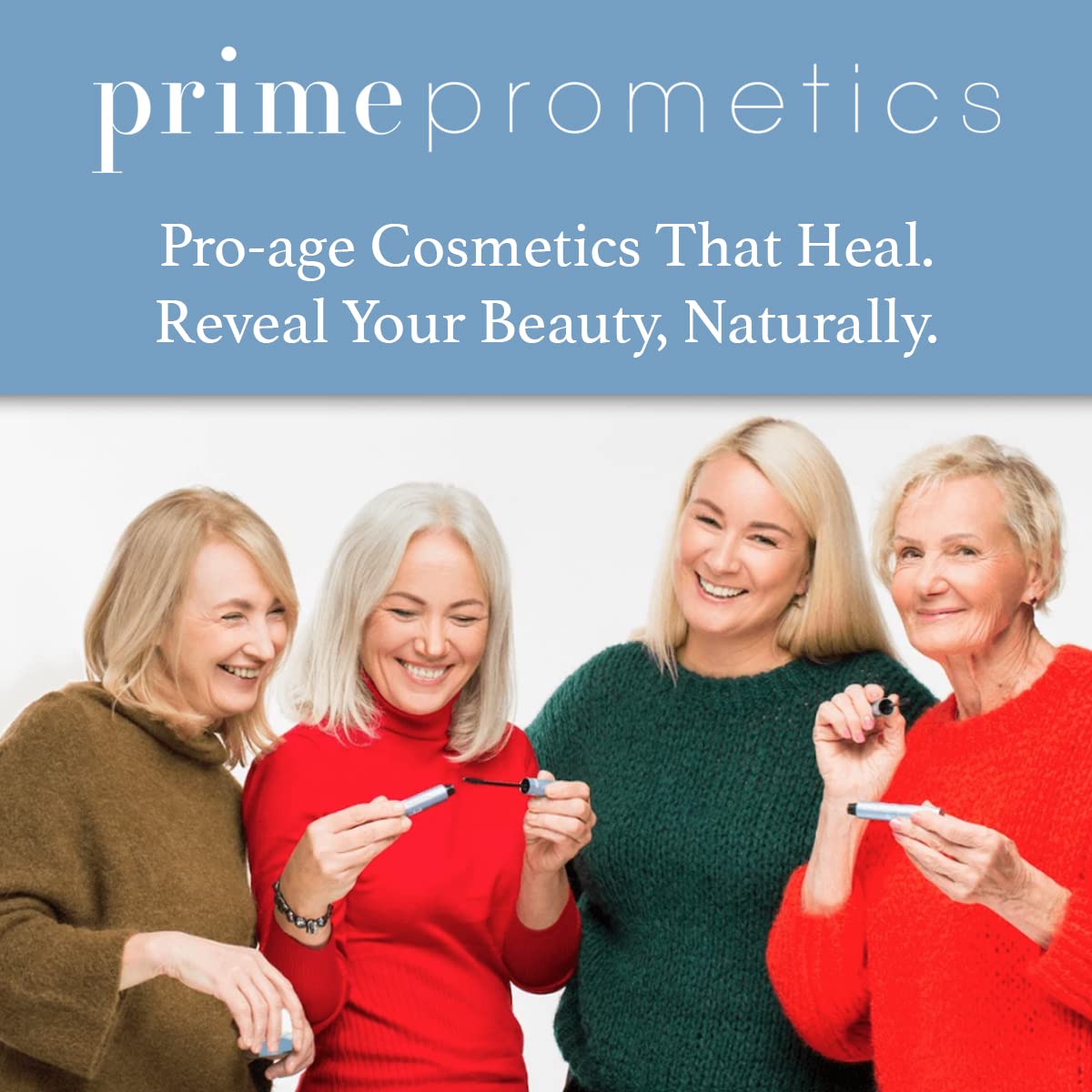 PRIME PROMETICS lifestyle on shelf illustrating nightly routine simplicity