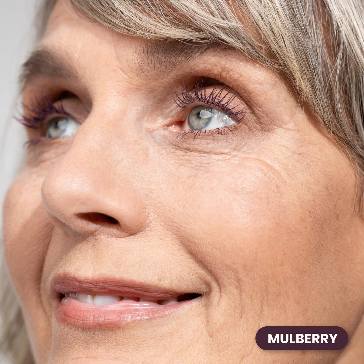 Prime Prometics mascara texture swiped on skin demonstrating smooth, clump-free finish