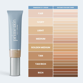 PRIME PROMETICS application with fingers showing easy, streak-free blending