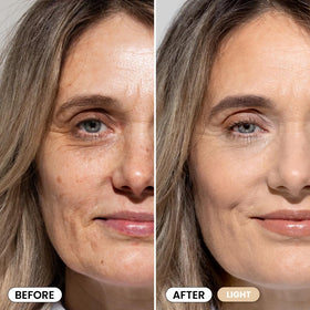 PRIME PROMETICS close-up of PrimeSkin texture highlighting smooth blendability