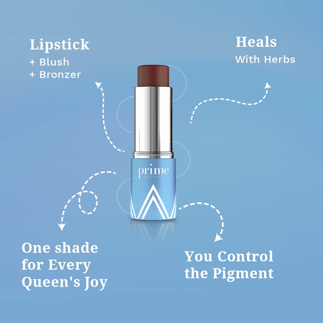 Prime Prometics PrimeWand swept along jawline to show subtle contour and soft definition