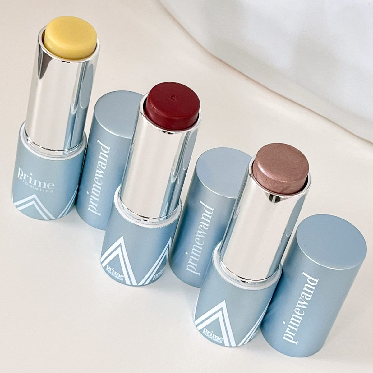 Prime Prometics PrimeWand Pearl label close-up highlighting ingredients and premium formulation benefit
