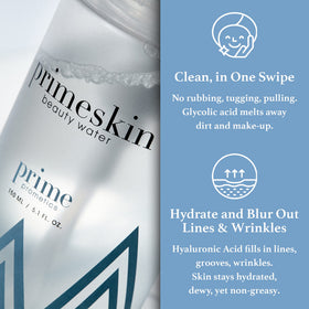 PRIME PROMETICS clear texture drop highlighting lightweight hydrating formula benefit