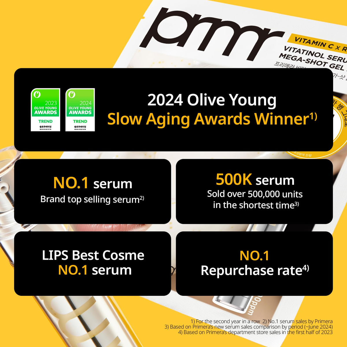 PRIMERA label ingredient list showing transparent formulation benefits
