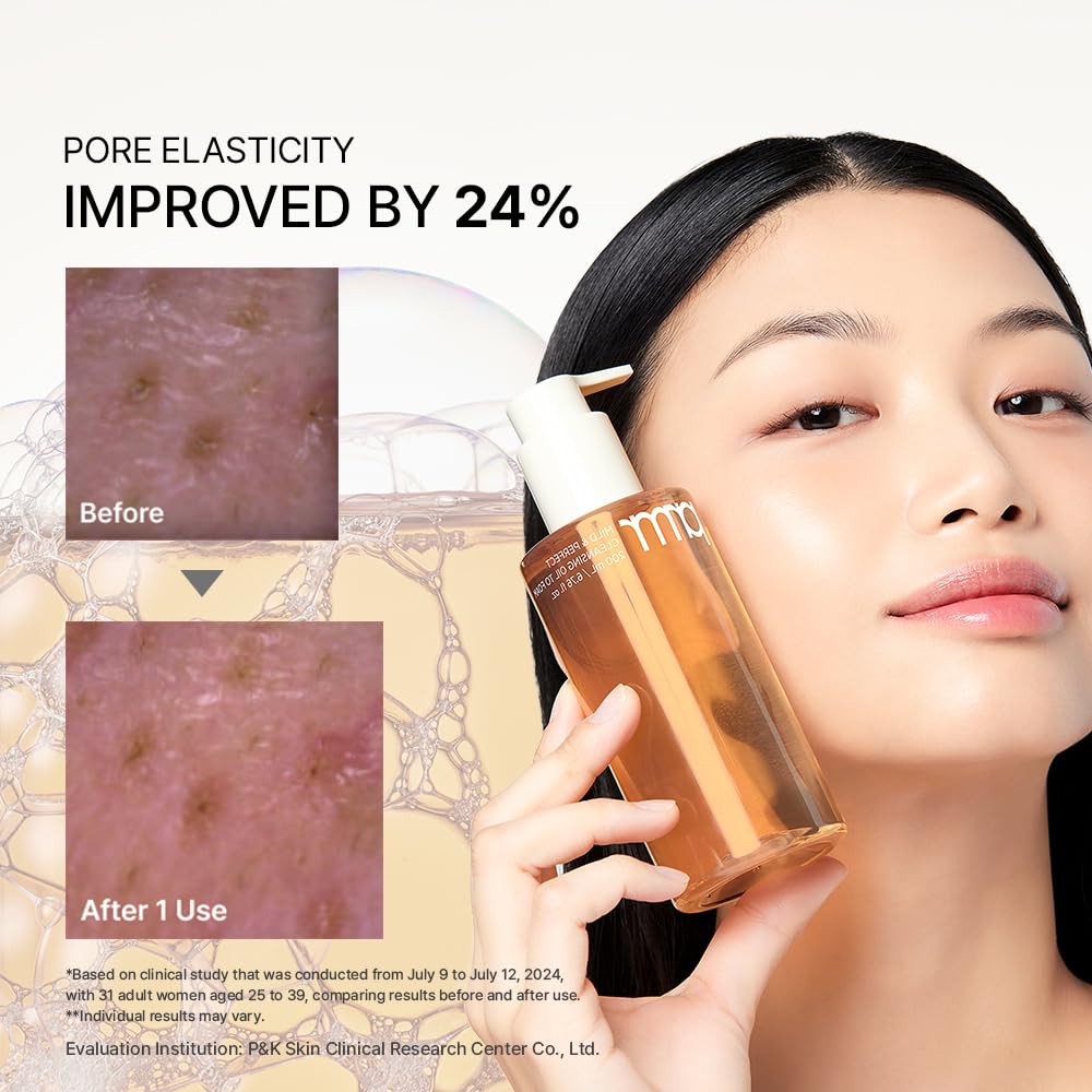 Primera product in use with gentle face massage for deep pore and makeup removal