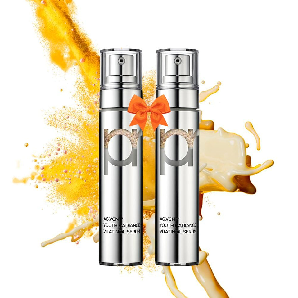 Primera front bottle view showing sleek packaging and product identity for brightening benefit