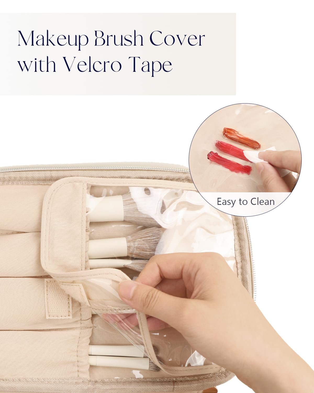 Prite material close-up highlighting waterproof PU leather durability benefit