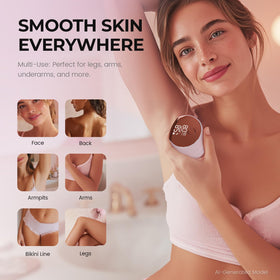 PRITECH close-up of 6D floating shaving head illustrating contour adaptation for smoother shaves