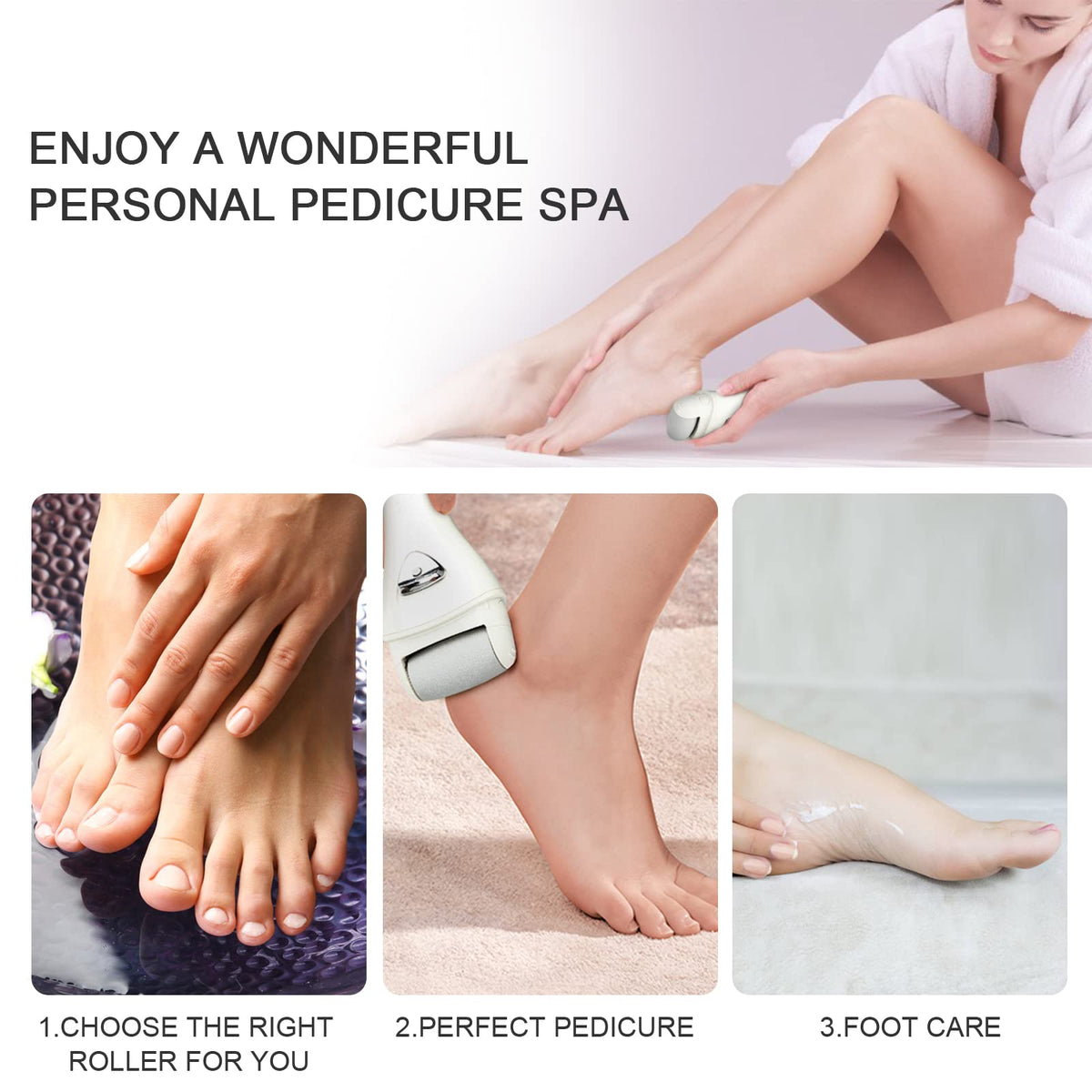 PRITECH package and accessories showing kit contents for complete foot care