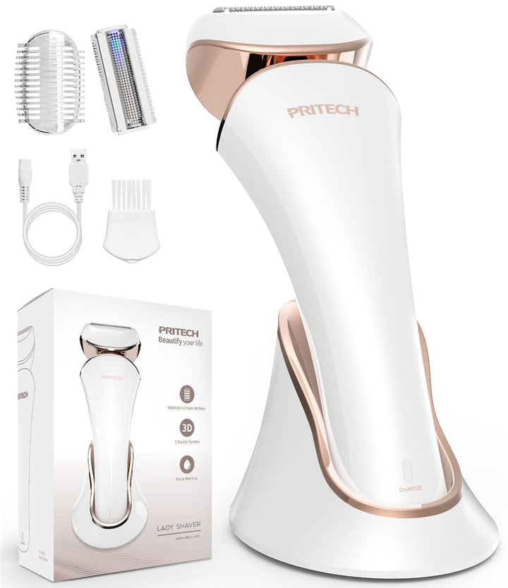 PRITECH gold front view showing sleek body and controls for easy portability