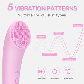 PRITECH brush in use with cleanser foam showing deep yet gentle cleaning action