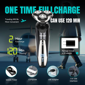 PRITECH nose trimmer attached and used for safe delicate grooming and precise trimming benefit