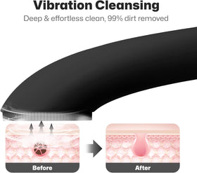 PRITECH close-up of ultra-soft silicone bristles for gentle cleansing benefit