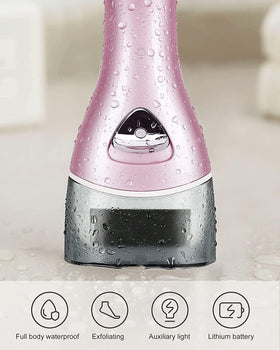 PRITECH rinsing roller heads under water emphasizing easy cleaning and splash-resistant maintenance