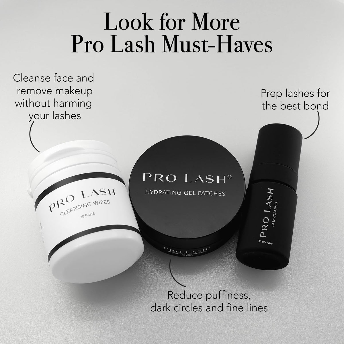 Pro Lash ingredient and label close-up highlighting fume-free safety