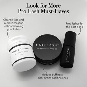 Pro Lash ingredient and label close-up highlighting fume-free safety