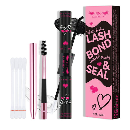 PRO LASHBEAUTY front packaging showing dual 5ml tubes and benefits