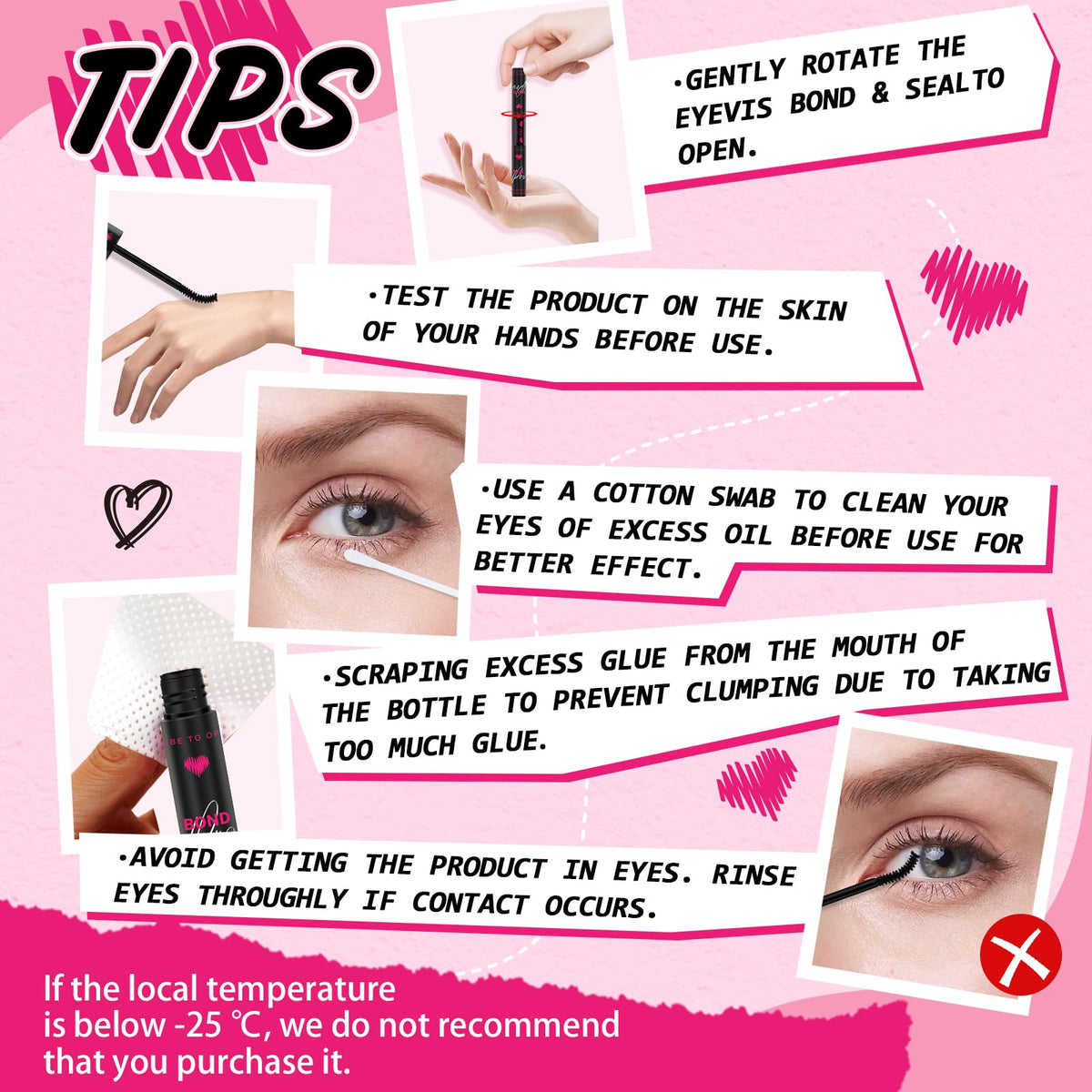 PRO LASHBEAUTY scale comparison of two 5ml tubes for multiple uses