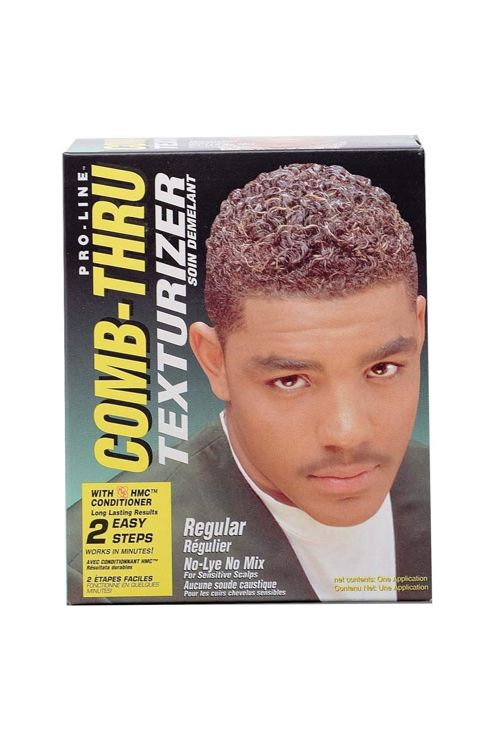 Pro-line Comb-Thru front packaging showing bottle and label for easy identification and quick styling