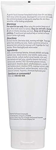 Proactiv foamy texture on hand illustrating gentle cleansing action