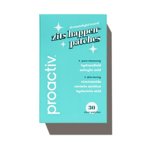 Proactiv front packaging showing hydrocolloid patch benefits