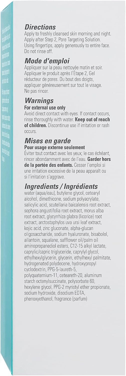Proactiv texture closeup of gel-cream gliding onto skin, delivers lightweight hydration