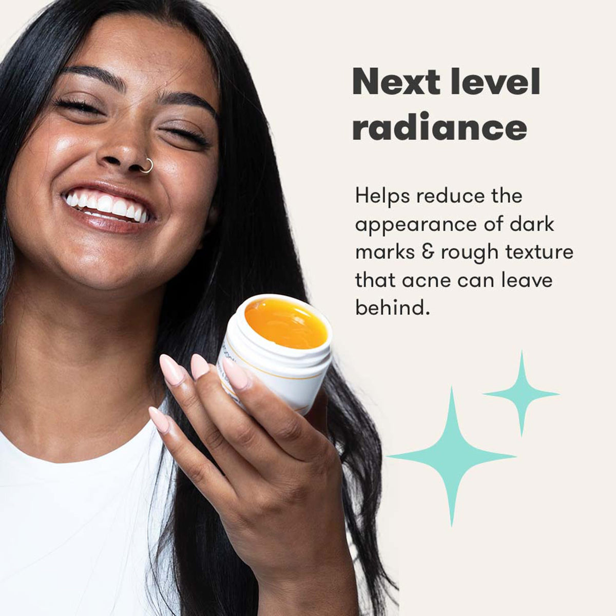 Proactiv ingredients display with turmeric and vitamin C for brighter tone