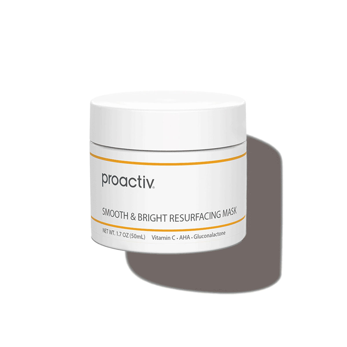 Proactiv front packaging showing mask tube and benefit to brighten skin