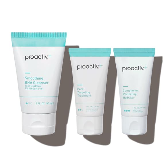 Proactiv front packaging showing full 3-step kit and clear labeling for use