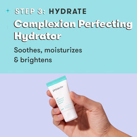 Proactiv on bathroom vanity in lifestyle setting suggesting daily routine convenience