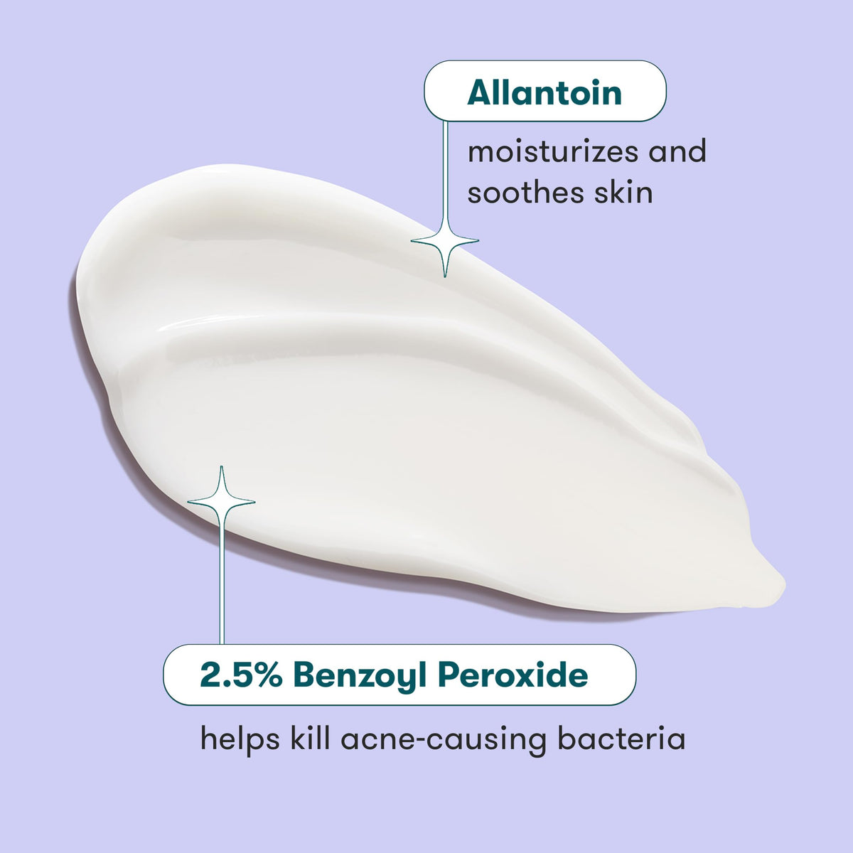 Proactiv application on hand illustrating controlled dispensing and coverage