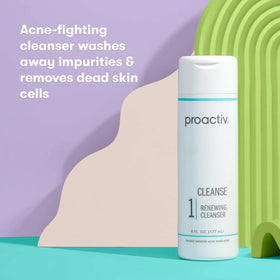 Proactiv bottle next to ruler illustrating 6 fl oz 90-day supply