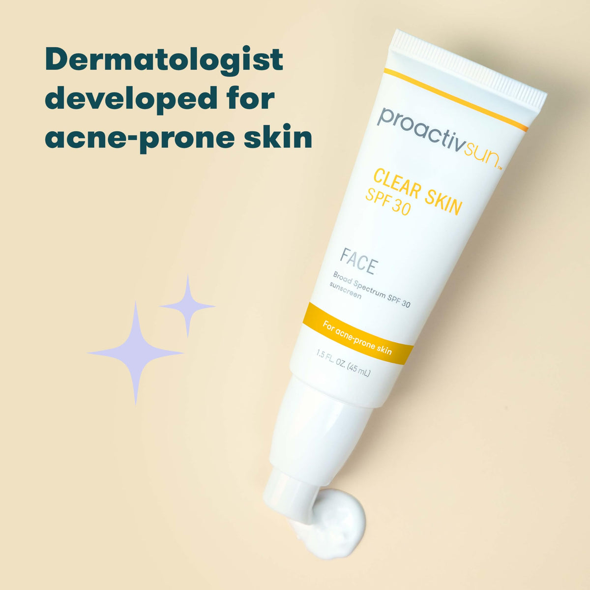 Proactiv applying to cheek demonstrating even coverage and no shine