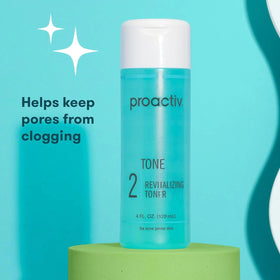 Proactiv close-up of clear toner texture highlighting lightweight, hydrating feel