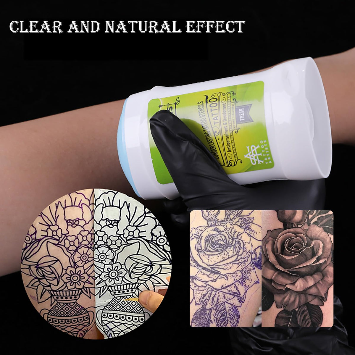proamate before and after transfer comparison highlighting long-lasting clarity