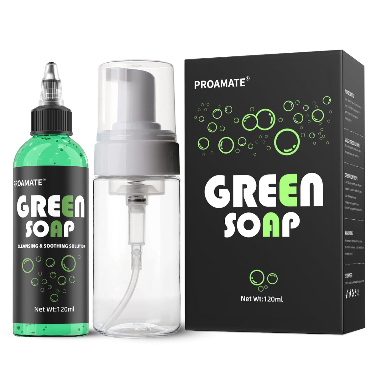 proamate front label showing product name and clear use benefits