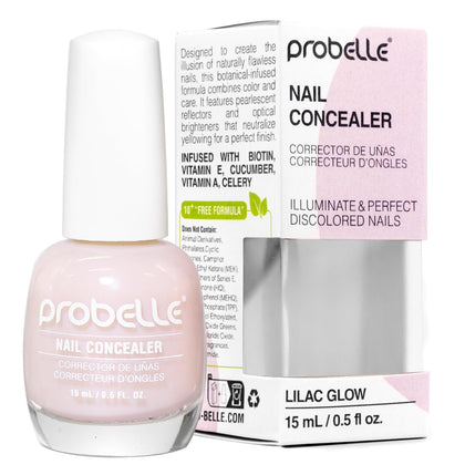 Probelle front packaging showing bottle and label with immediate brightening benefit
