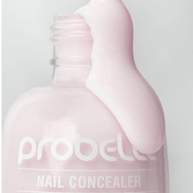 Probelle in-use application on fingers delivering quick soft-focus manicure