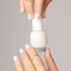 Probelle in-use application on hand for quick, flawless manicure